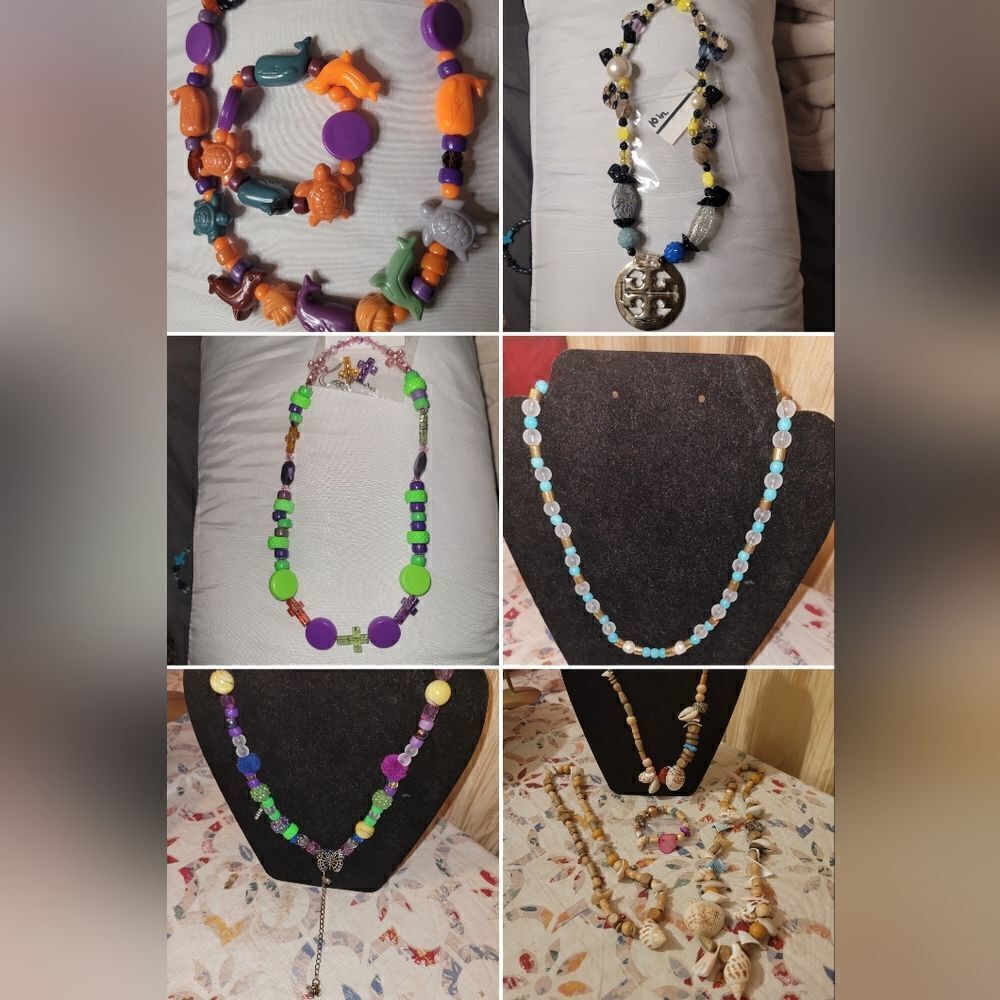 COPY- Handmade necklace bundle of 7